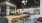 a large room with a table and chairs